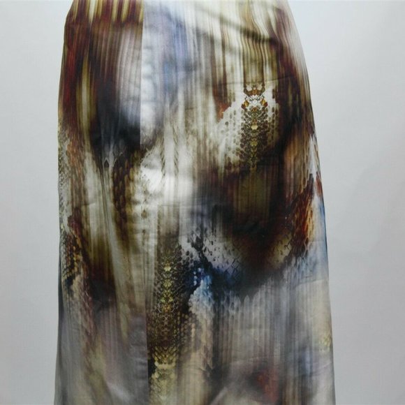 Yansi Fugel Women's Skirt 8 Multi-Color Snake - Picture 3 of 6
